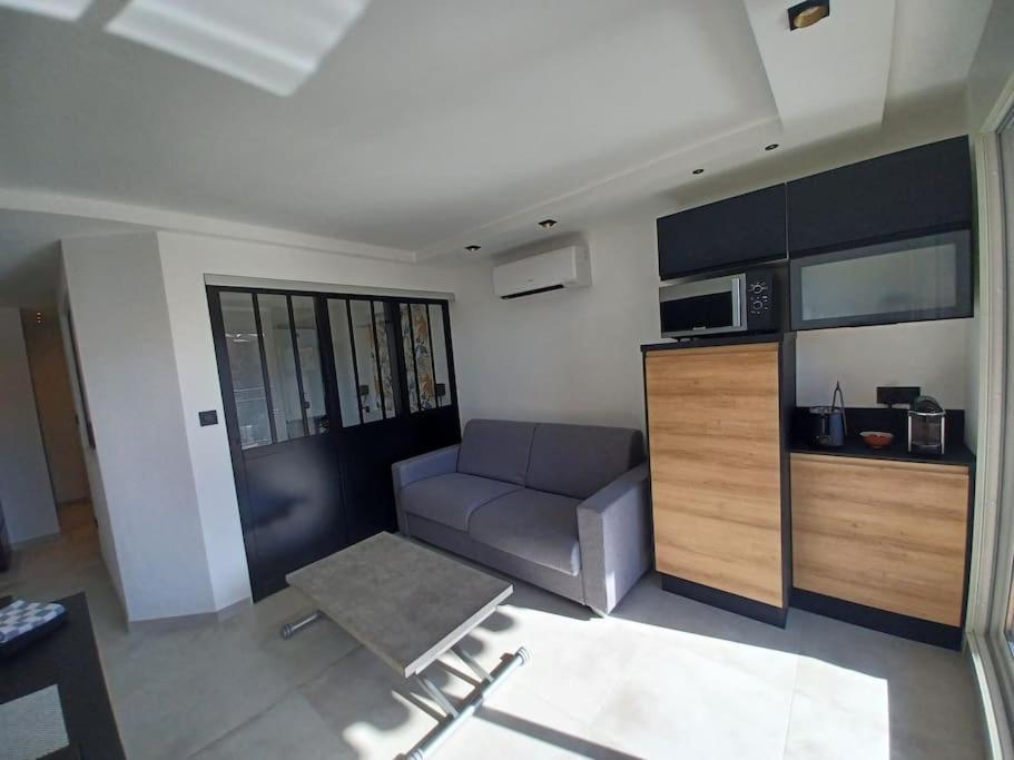 Cap'Nomad Studio Cote Mer - Balcon - Piscine - Parking 아그 외부 사진