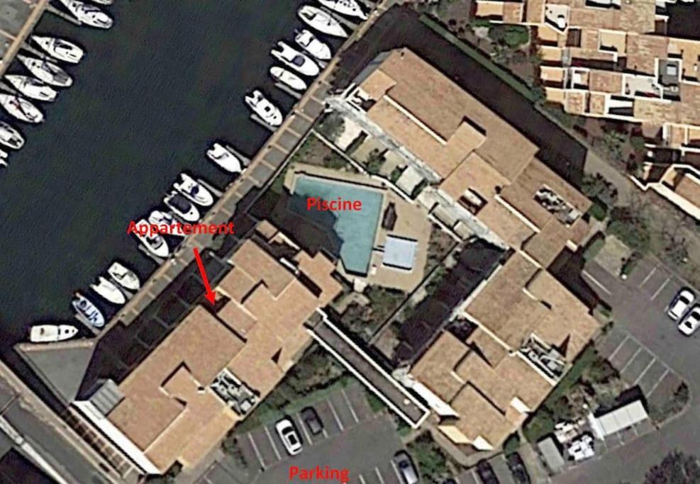 Cap'Nomad Studio Cote Mer - Balcon - Piscine - Parking 아그 외부 사진